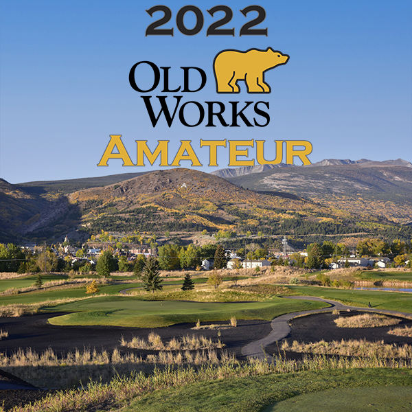 Old Works Amateur 2022 Headline on photo of course